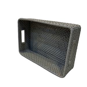 Panier de rangement rectangulaire en rotin naturel Doanket DKT107 3Luxury avec ficelle en PP, écologique et multi-usage - Product Image 1