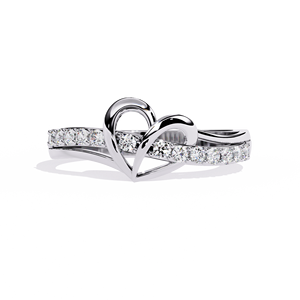 แหวนเพชรทองคำแท้เพาะเลี้ยงสำหรับผู้หญิง ทอง 10Kt 14Kt 18Kt 22Kt เครื่องประดับหรูหรา แหวนหมั้นสำหรับเธอ - Product Image 1