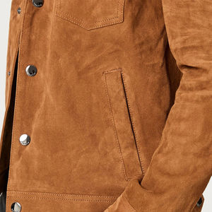 Chaqueta de Cuero Vacuno Resistente al Agua de Invierno de Calidad Superior para Hombre, Impresión Personalizada, Chaquetas de Cuero de Alta Gama, Servicio OEM - Product Image 6