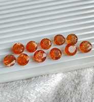 Pierres précieuses de pierre de soleil naturelle facettées rondes calibrées de 6 mm – Achetez maintenant en gros des pierres brutes pour la fabrication de bijoux – Pierres de soleil les plus vendues