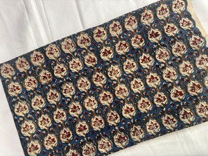 Tela de algodón floral estampada a mano, textil indio hecho a mano, tela tradicional Sanganeri al por mayor - Product Image 3
