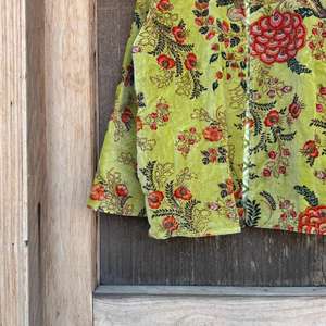 เสื้อคลุมกิโมโนพิมพ์ลายดอกกำมะหยี่ สไตล์โบโฮญี่ปุ่น - Product Image 3