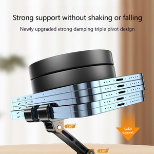 Junchi Hợp kim nhôm điện thoại di động xoay 360 mới bán buôn điện thoại di động máy tính để bàn đứng máy tính bảng nhận đứng - Product Image 3