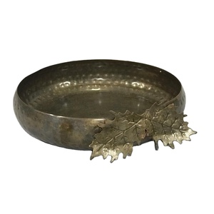 Metal Antique Gold <b>Crackle</b> <b>Candle</b> Bowl for <b>Candle</b> Making High Quality Hotel and Restaurant Use Decorative Design <b>Candle</b> Bowl - Product Image 1