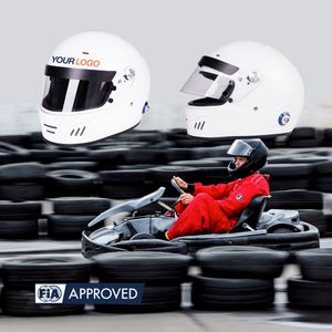 Nouveau Casque de Rallye TBRACING HE-02 Professionnel, Intégral, en Composite Ignifuge avec Éponge, Service de Personnalisation du Logo, Fabrication OEM ODM - Product Image 1