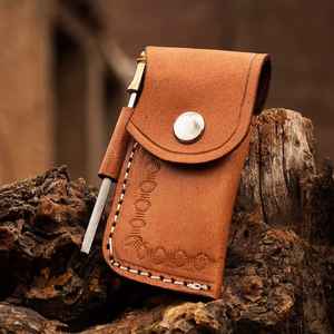 Cuchillo Plegable de Acero de Damasco Forjado a Mano Profesional para Supervivencia al Aire Libre, Grado Industrial, el Más Vendido, Alta Calidad, OEM - Product Image 6