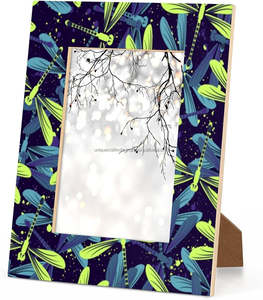 Cadre photo en bois artisanal de luxe avec impression UV, tailles personnalisées, écologique, durable, décoration pour la maison et le bureau - Prix raisonnable - Product Image 2