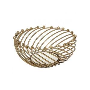 Panier de rangement ovale en fil métallique avec poignées en corde, design moderne, plateau d'organisation multi-usages, paniers cadeaux décoratifs de luxe - Product Image 3