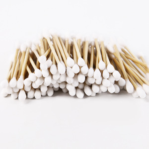 200 Hisopos de Algodón de Doble Punta, de Madera, Orgánicos, para Maquillaje, Limpieza Cosmética y de Oídos - Product Image 3