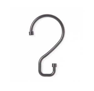 Metal Hook Carbon Round Shape Rust Resistant Powder Coated <b>Single</b> Tier <b>Wardrobe</b> Clothing Hook - Product Image 1