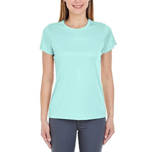 Latest Style <b>Women's</b> Summer Print <b>Slim</b> <b>Fit</b> <b>T</b>-<b>Shirt</b> Quick Dry Anti-Wrinkle Breathable Durable OEM Service Anti-UV Crew Neck 100% - Product Image 4