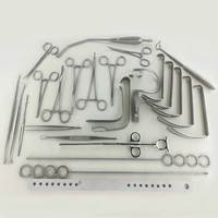Ensemble chirurgical pour tonsillectomie, 27 pièces, instruments ORL en acier inoxydable, qualité hospitalière, kit chirurgical réutilisable, certifié CE