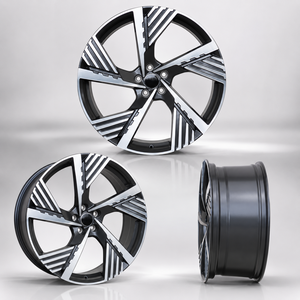 Rines de Aleación de Aluminio Fundido de 22 Pulgadas 5x112 ET36 Color Gris Metálico con Acabado Mecanizado, Rines de Repuesto para Audi Q8 E-<span class=keywords><strong>tron</strong></span> 2024 - Product Image 5
