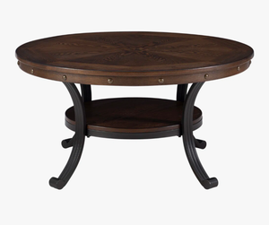 Table basse ronde Offre Spéciale noir blanc Simple plateau en bois durable longue durée avec des meubles de Base en fer métallique pour une utilisation décorative - Product Image 6