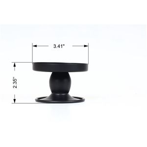 Portavelas de Metal Negro Reversible, Portavelas Tipo Linterna - Product Image 3