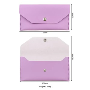 Portefeuille en cuir de luxe en gros, pochette longue portable, pochette à monnaie, pochette élégante, porte-monnaie minimaliste, porte-cartes - Product Image 3