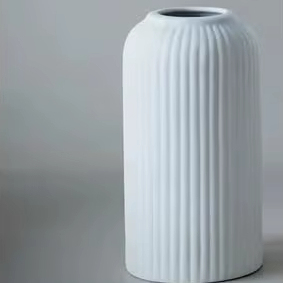 Nouveaux vases à fleurs brillants esthétiques Ensemble en céramique de style design Art déco pour herbe de pampa et fleurs séchées pour usage décoratif au sol - Product Image 4