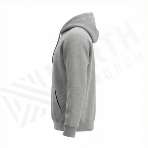 Sweat-shirts en polyester en gros, 300 GSM, épais, prix d'usine, doux, confortables, chauds, avec logo personnalisé, pull-over - Product Image 3