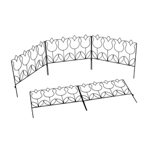 Best Selling Modern Retro Metal Lawn Border Edging Outdoor Garden Iron Ornament with Stylish Landscape Design - Product Image 2