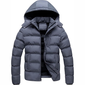 Chaqueta Acolchada Impermeable Personalizada con Capucha, Abrigo de Invierno Cálido y Ecológico, Estilo Urbano Grueso y Acolchado - Product Image 6