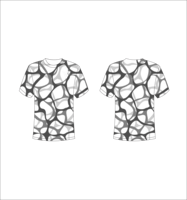 T-shirt vert pour homme à imprimé intégral, manches courtes, col rond, haut décontracté avec options d'imprimés abstraits et camouflage