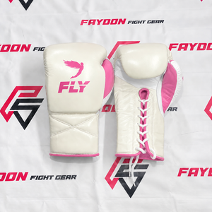 Guantes de Boxeo Profesionales Personalizados, Diseño Nuevo 2026, Cómodos, con 5 Capas de Acolchado, Color Morado y Blanco, Gran Venta - Product Image 5
