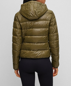 Lightweight Cotton Padded Warm Hooded Puffer Camouflage Waterproof High Quality Casual Hip Hop Style Plain Winter puffer <b>jacket</b> - Product Image 2