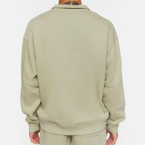 Sudadera Personalizable de Manga Larga con Media Cremallera para Hombre, Ropa Deportiva para Entrenamiento al Aire Libre, Sudadera Ajustada con Estampado y Media Cremallera - Product Image 3