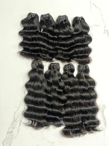 Cabello sin procesar vietnamita del proveedor principal, cabello humano ondulado suelto crudo de 10-40 pulgadas, longitud estirada, color natural, para mujeres negras - Product Image 6