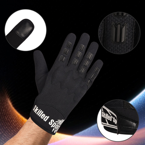 Gants de moto tout-terrain respirants et légers personnalisés pour sports de plein air, compatibles écran tactile, avec fermeture à cordon, unisexe - Product Image 4
