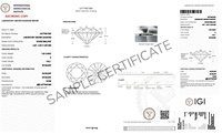 Anillo de Diamante Certificado de Laboratorio, Oro Sólido, Joyería de Compromiso, Corte Redondo, Engaste Pavé, Media Eternidad, Suministros para Fabricación de Joyas