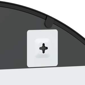 Miroir mural en verre noir minimaliste 31,5 x 15,7 pouces, design moderne et élégant - Product Image 6