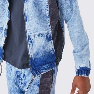 Vente en gros : Sweat à capuche oversize pour hommes et garçons, en denim délavé avec impression numérique hivernale, en mélange de coton, style pull-over imprimé - Product Image 4