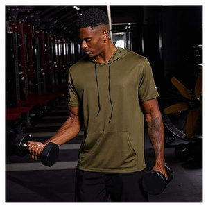 เสื้อยืดออกกำลังกายผู้ชาย แห้งเร็ว ระบายเหงื่อได้ดี แขนสั้น ผ้าตาข่าย ระบายอากาศ เหมาะสำหรับยิม วิ่ง ฝึกซ้อม ฟิตเนส - Product Image 3