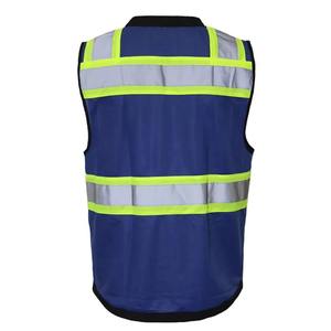 Chaqueta de Seguridad Reflectante Personalizada con LED para Ingenieros, Ropa de Trabajo Industrial de Alta Visibilidad, Chaleco de Seguridad de Malla, Servicio OEM - Product Image 3