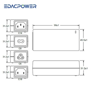 24V 36W 1.5A Max. Medical <b>AC</b>/<b>DC</b> Desktop Adaptor EM1024RY Series For Medical use - Product Image 2