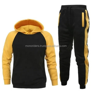 Ensemble de survêtement respirant pour hommes Mono Riders, automne-hiver, manches longues, à capuche, pour la gym, le jogging et le fitness, avec logo personnalisé, imprimé pour adultes - Product Image 1