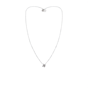 YE195-YC-N9373S Collar con Colgante de Cadena de Serpiente con Diamantes Chapado en Rodio para Mujer, Estilo Minimalista para Uso Diario - Product Image 2