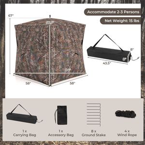Tente de pêche imperméable à une chambre pour la pêche sur glace, structure en acier, tissu en maille monocouche, capacité 4 personnes - Product Image 2