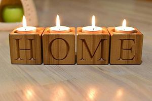 Boho Style Wooden Candle Stand Handmade Natural Wood Candle Holder for Living Room Wedding Event <b>Table</b> Decoration - Product Image 4