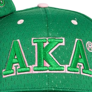 Gorra Flexfit de 3 Letras AKA, Verde, Gorra de Béisbol de Alto Rendimiento, Bordada con el Logotipo de la Hermandad Griega, para Mujer, Uso en Exteriores - Product Image 4
