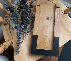 Jarrón de Pared Rectangular de Madera Pulida Hecho a Mano, Duradero, Religioso, para Flores y Decoración Moderna del Hogar - Product Image 2