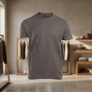 เสื้อยืดคอกลมแขนสั้นผ้าฝ้าย 100% ทรงหลวมแบบดรอปโชว์เดอร์สำหรับผู้ชาย พิมพ์ลายตามสั่ง ผลิตขายส่ง - Product Image 3