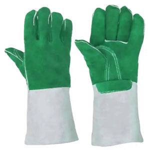 Guantes de Soldador de Cuero Resistentes de Primera Calidad, Anti-Vibración, con Puño de Seguridad, Resistentes a Chispas, Calor y Fuego, para Trabajo Industrial y Soldadura - Product Image 4