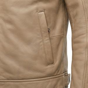 Chaquetas de cuero NAI-0790A, abrigo con ventilación para motocicleta, ropa exterior de moda, equipo de protección para motociclismo de color personalizado - Product Image 5