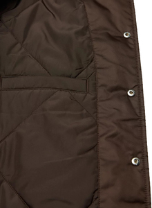 Veste en satin personnalisée avec logo géométrique, style streetwear, baseball, lettrage, col montant, hip-hop, universitaire, sport d'hiver, à capuche, en soie - Product Image 4