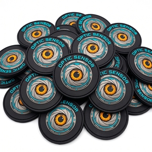 Badge rond en PVC souple, patch en caoutchouc 3D, motif Scorie de fonderie et Cruche, direct fabricant, pour sac à dos, veste, casquette d'extérieur - Product Image 4