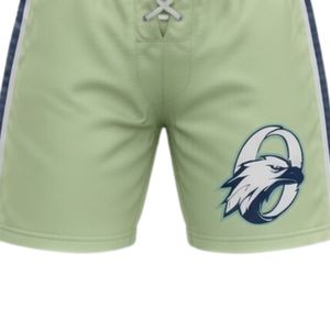 Men <b>Light</b> Green Sublimated Ice Hockey Jersey Shorts Set Polyester V <b>Neck</b> Printed Sports Uniform Team Wear Match Training Apparel - Product Image 3