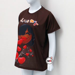 T-shirt personnalisé de qualité supérieure pour femmes, imprimé graphique par sublimation, col rond décontracté, manches courtes, 100% coton, écologique, respirant - Product Image 4