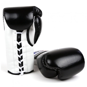 Guantes de Boxeo Fairtex de Cuero Vacuno Auténtico, Estilo Profesional con Cordones, Personalizables, de Alta Calidad para Sparring - Product Image 2